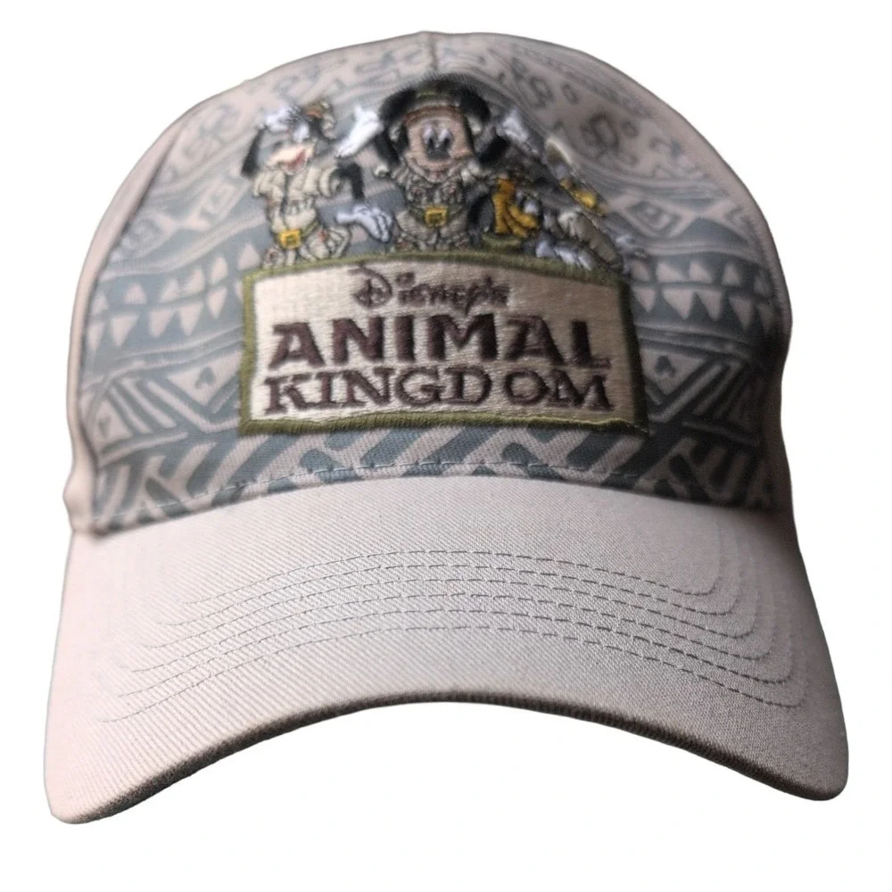 Disney Animal‎ Kingdom Disney Parks Baseball Embroidered Mickey Goofy Cap Youth